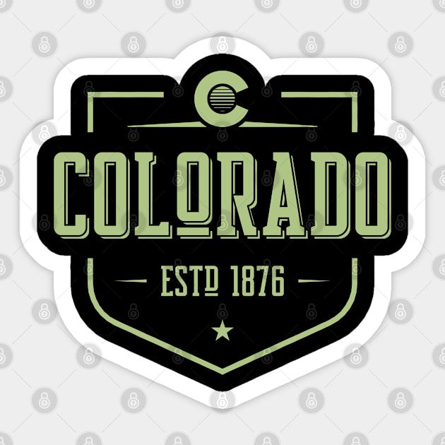 Colorado Sticker by Teefold